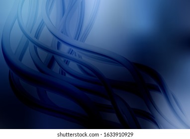Dark BLUE vector blurred pattern. Colorful illustration in abstract style with gradient. New design for your business.