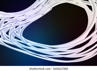 Dark BLUE vector blurred pattern. Abstract colorful illustration with gradient. New style for your business design.