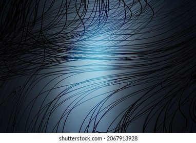 Dark BLUE vector blurred pattern. Colorful illustration in abstract style with gradient. Elegant background for a brand book.