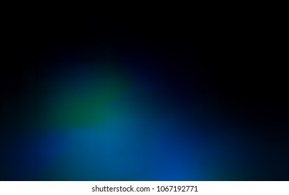 Dark BLUE vector blurred shine abstract texture. A completely new color illustration in a vague style. The best blurred design for your business.
