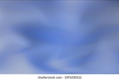 Dark BLUE vector blurred shine abstract cover. Creative illustration in halftone style with gradient. The template can be used as a background of a cell phone.