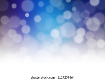 Dark BLUE vector blurred shine abstract template. Creative illustration in halftone style with gradient. A completely new design for your business.