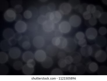 Dark BLUE vector blurred shine abstract template. A completely new color illustration in a bokeh style. The elegant pattern for brand book.