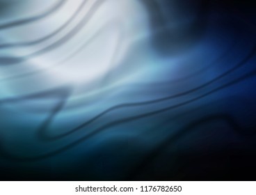 Dark BLUE vector blurred shine abstract pattern. Brand new colored illustration in blurry style with gradient. Brand new design for your business.