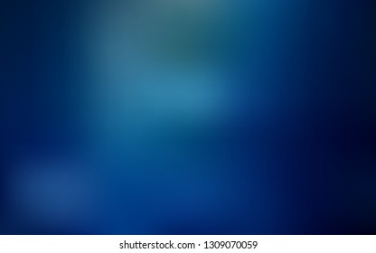 Dark BLUE vector blurred shine abstract background. Modern abstract illustration with gradient. Smart design for your work.