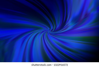 Dark BLUE vector blurred shine abstract texture. Glitter abstract illustration with gradient design. The best blurred design for your business.