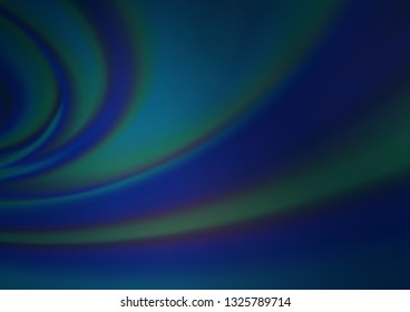 Dark BLUE vector blurred shine abstract pattern. Colorful illustration in blurry style with gradient. A completely new template for your design.