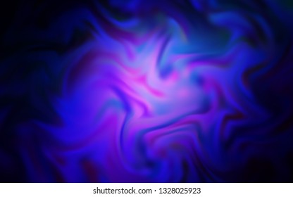 Dark BLUE vector blurred shine abstract texture. An elegant bright illustration with gradient. Completely new design for your business.
