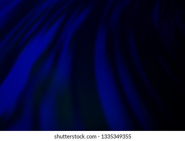 Dark BLUE vector blurred shine abstract background. A vague abstract illustration with gradient. The blurred design can be used for your web site.