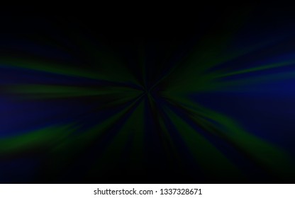 Dark BLUE vector blurred shine abstract template. Glitter abstract illustration with gradient design. Elegant background for a brand book.
