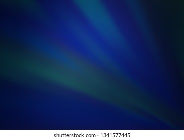 Dark BLUE vector blurred shine abstract template. An elegant bright illustration with gradient. The template for backgrounds of cell phones.