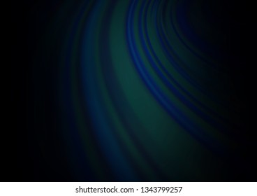 Dark BLUE vector blurred shine abstract pattern. Colorful illustration in blurry style with gradient. Brand new style for your business design.