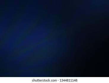 Dark BLUE vector blurred shine abstract background. An elegant bright illustration with gradient. The template can be used for your brand book.