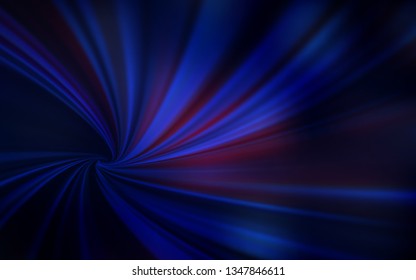 Dark BLUE vector blurred shine abstract background. Colorful illustration in abstract style with gradient. The best blurred design for your business.