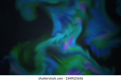 Dark BLUE vector blurred shine abstract texture. A completely new colored illustration in blur style. New style for your business design.