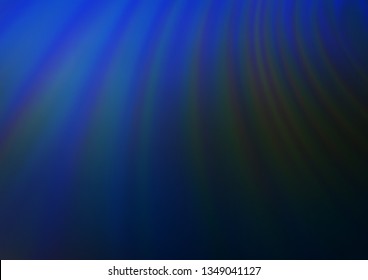 Dark BLUE vector blurred shine abstract pattern. Colorful illustration in abstract style with gradient. A new texture for your design.