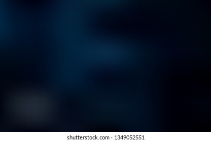 Dark BLUE vector blurred shine abstract texture. Colorful abstract illustration with gradient. Elegant background for a brand book.