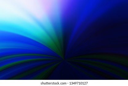 Dark BLUE vector blurred shine abstract template. Modern abstract illustration with gradient. New style design for your brand book.
