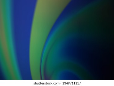 Dark BLUE vector blurred shine abstract pattern. An elegant bright illustration with gradient. The background for your creative designs.
