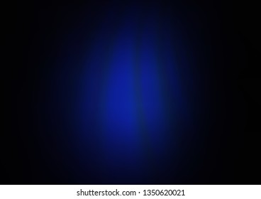 Dark BLUE vector blurred shine abstract template. Creative illustration in halftone style with gradient. A new texture for your design.