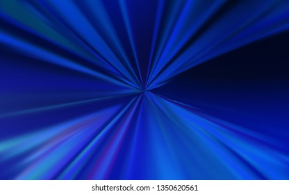 Dark BLUE vector blurred shine abstract template. Colorful illustration in abstract style with gradient. Completely new design for your business.