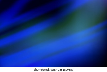 Dark BLUE vector blurred shine abstract texture. Creative illustration in halftone style with gradient. New style for your business design.