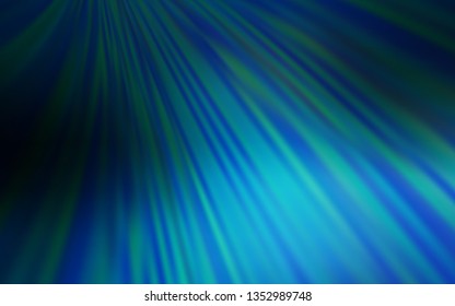 Dark BLUE vector blurred shine abstract background. Colorful abstract illustration with gradient. New way of your design.