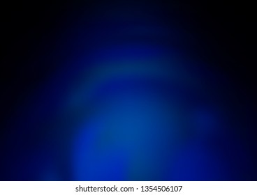 Dark BLUE vector blurred shine abstract pattern. A completely new color illustration in a bokeh style. The elegant pattern for brand book.