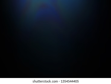 Dark BLUE vector blurred shine abstract pattern. An elegant bright illustration with gradient. The background for your creative designs.