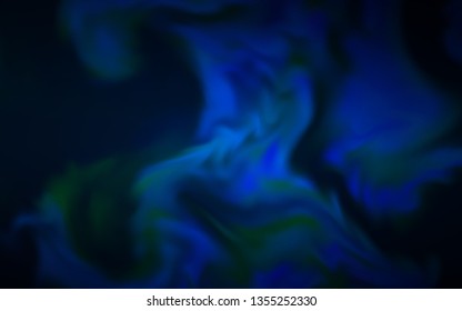 Dark BLUE vector blurred shine abstract template. Colorful illustration in abstract style with gradient. New style for your business design.