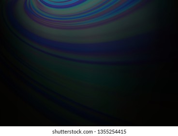 Dark BLUE vector blurred shine abstract background. Colorful abstract illustration with gradient. The template can be used for your brand book.