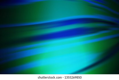 Dark BLUE vector blurred shine abstract template. Modern abstract illustration with gradient. Elegant background for a brand book.
