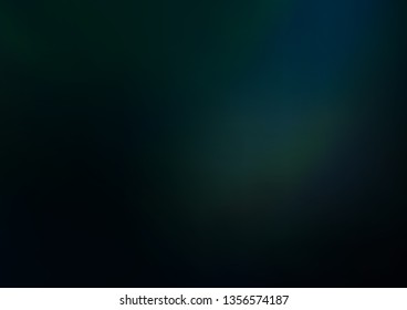 Dark BLUE vector blurred shine abstract template. A vague abstract illustration with gradient. The template for backgrounds of cell phones.