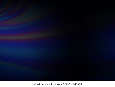 Dark BLUE vector blurred shine abstract pattern. Colorful illustration in abstract style with gradient. A completely new template for your design.