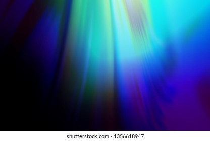 Dark BLUE vector blurred shine abstract background. A completely new colored illustration in blur style. New style design for your brand book.