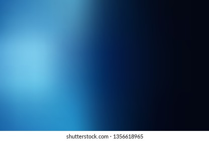Dark BLUE vector blurred shine abstract texture. Creative illustration in halftone style with gradient. Background for designs.