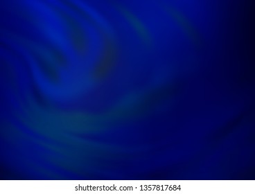 Dark BLUE vector blurred shine abstract pattern. Colorful illustration in abstract style with gradient. The best blurred design for your business.