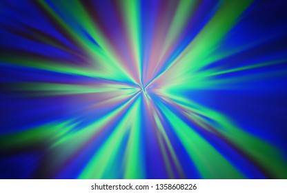 Dark BLUE vector blurred shine abstract background. An elegant bright illustration with gradient. Completely new design for your business.
