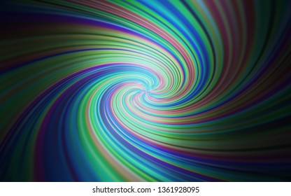 Dark BLUE vector blurred shine abstract background. Shining colored illustration in smart style. New way of your design.