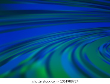 Dark BLUE vector blurred shine abstract pattern. Colorful illustration in abstract style with gradient. The blurred design can be used for your web site.