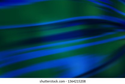 Dark BLUE vector blurred shine abstract template. Creative illustration in halftone style with gradient. New way of your design.