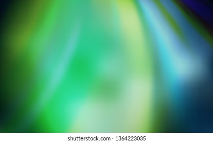 Dark BLUE vector blurred shine abstract background. A completely new colored illustration in blur style. Smart design for your work.