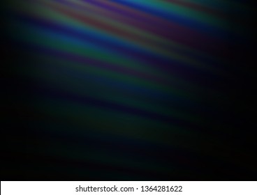 Dark BLUE vector blurred shine abstract template. Shining colorful illustration in a Brand new style. The template can be used for your brand book.