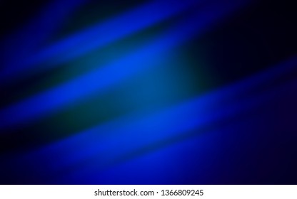 Dark BLUE vector blurred shine abstract background. An elegant bright illustration with gradient. The best blurred design for your business.