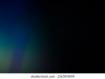 Dark BLUE vector blurred shine abstract background. A completely new color illustration in a bokeh style. A completely new design for your business.