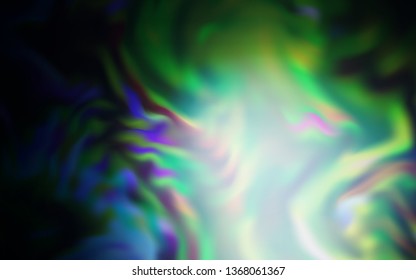 Dark BLUE vector blurred shine abstract texture. Glitter abstract illustration with gradient design. New style design for your brand book.
