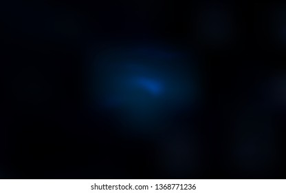 Dark BLUE vector blurred shine abstract template. Colorful abstract illustration with gradient. Background for a cell phone.
