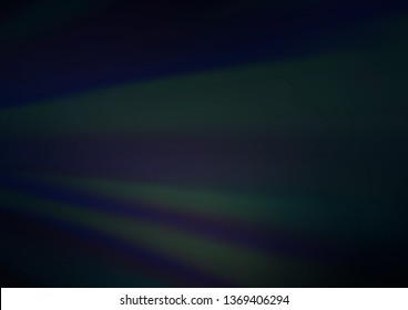 Dark BLUE vector blurred shine abstract template. Colorful illustration in abstract style with gradient. The background for your creative designs.
