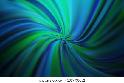 Dark BLUE vector blurred shine abstract background. An elegant bright illustration with gradient. Smart design for your work.