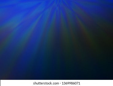 Dark BLUE vector blurred shine abstract pattern. Colorful illustration in abstract style with gradient. A completely new design for your business.